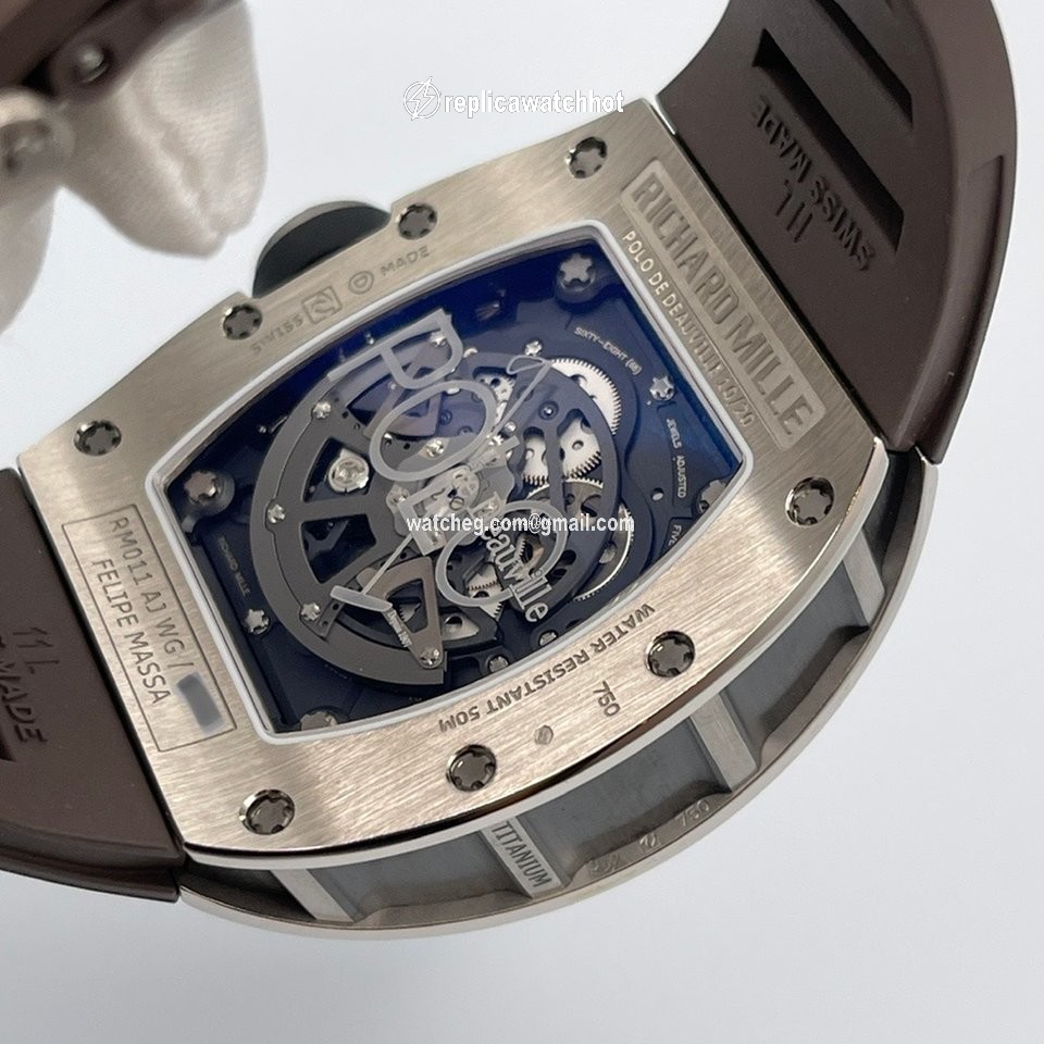 Richard Mille RM 011 Mens watch Unisex Automatic Gold Steel RM011-FM POLO De DEAUVILLE 5