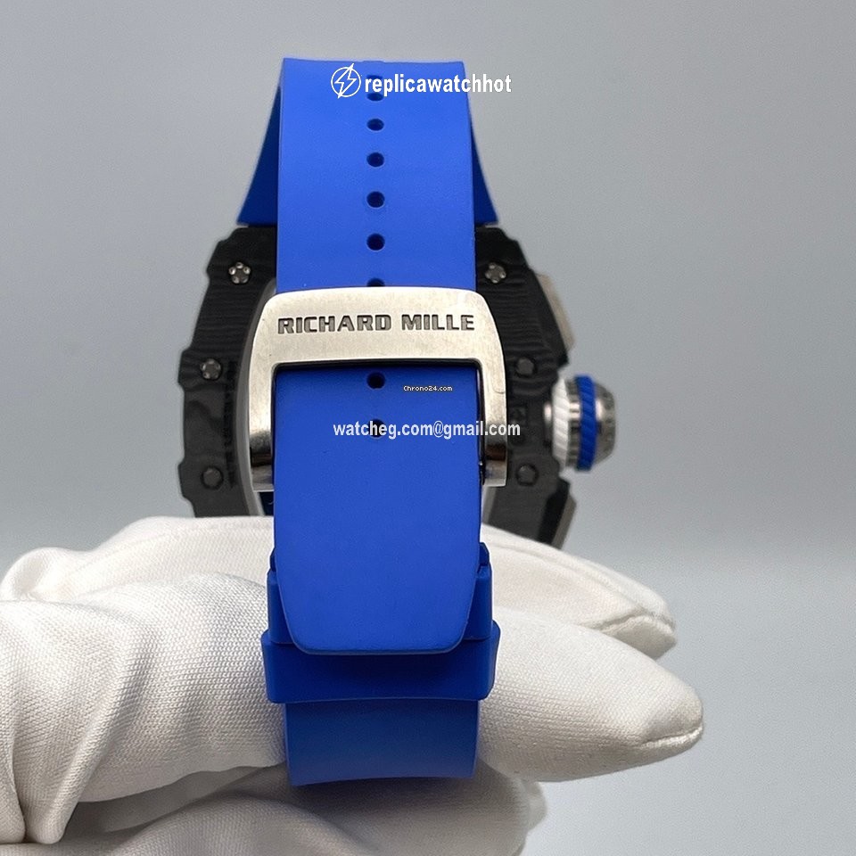 Richard Mille RM 011 Mens watch Unisex Automatic Carbon Richard Mille RM11-04 Mancini Carbon TPT 5