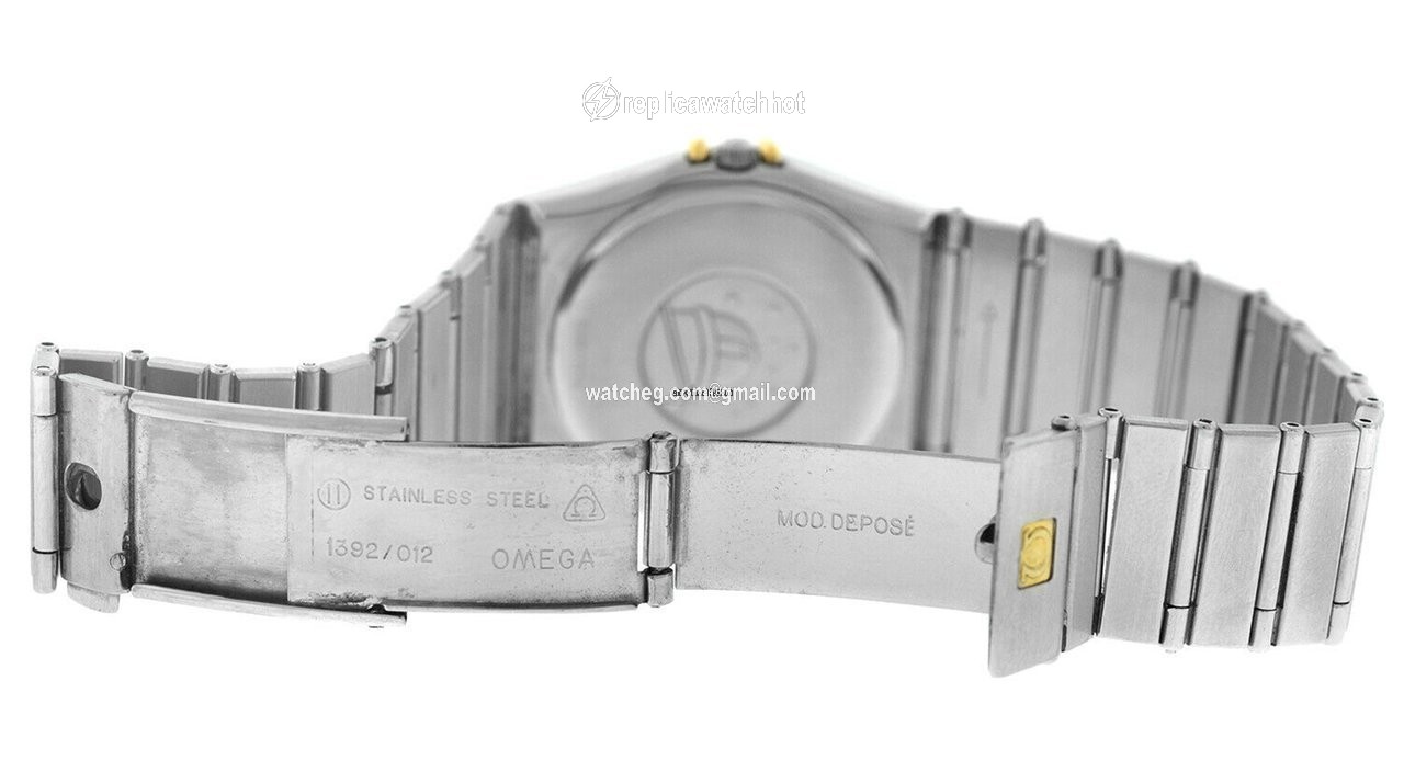 Omega Constellation Day-Date Mens watch Unisex Quartz Gold Steel 396.1069 5