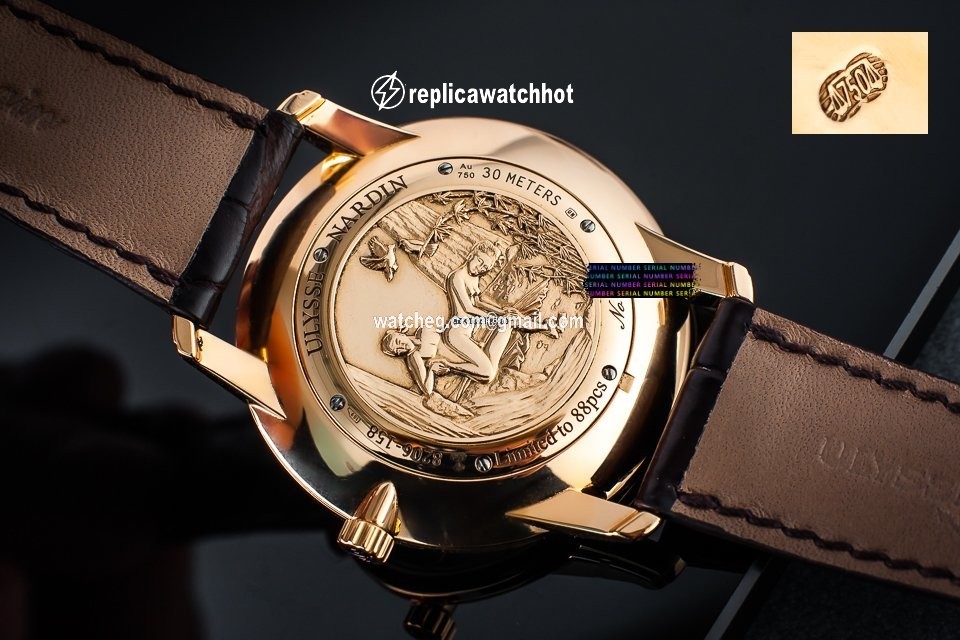 Ulysse Nardin Classico Mens watch Unisex Manual winding Rose gold 8206-158 5