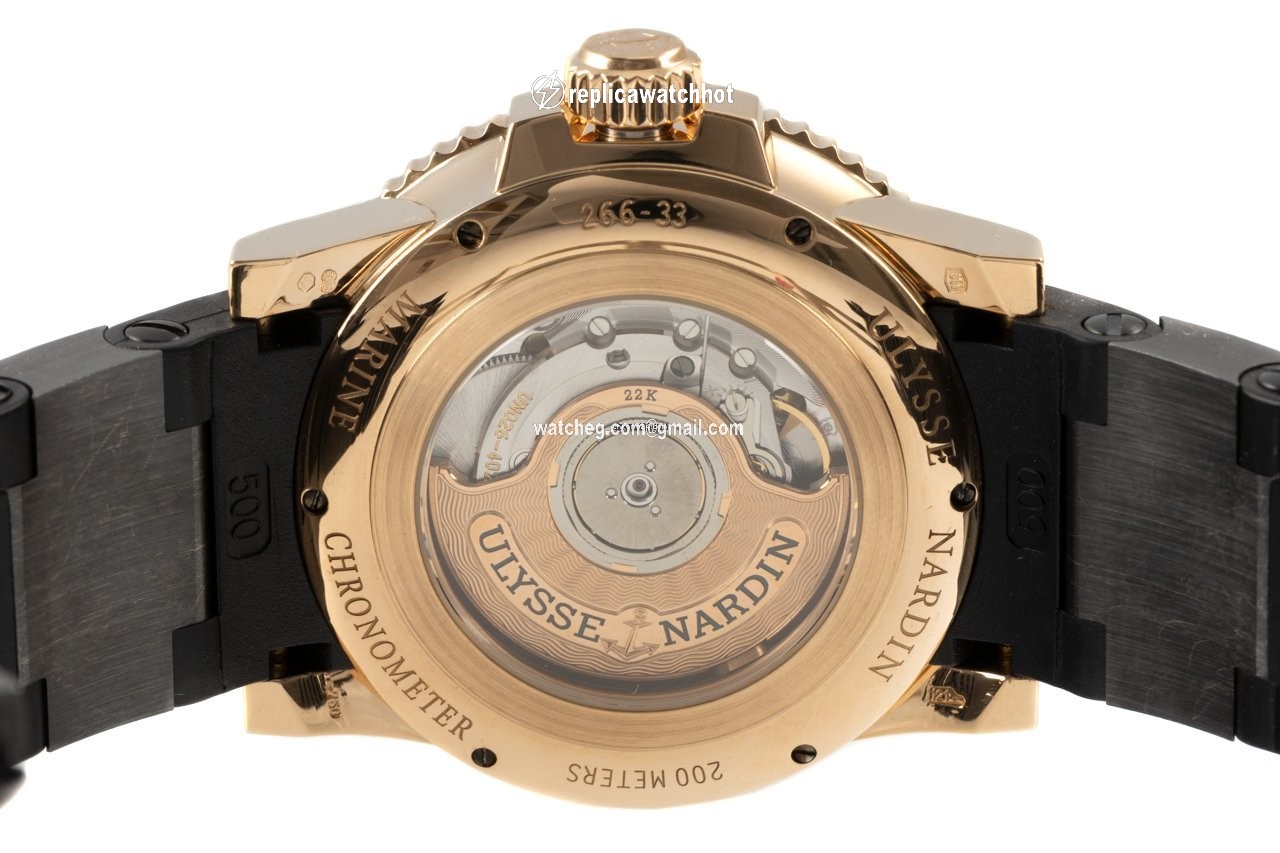Ulysse Nardin Maxi Marine Diver Mens watch Unisex Automatic Yellow gold 266-33 5