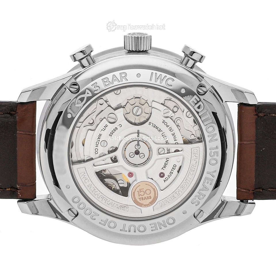 IWC Portuguese Chronograph Mens watch Unisex Automatic Steel IW3716-02 5
