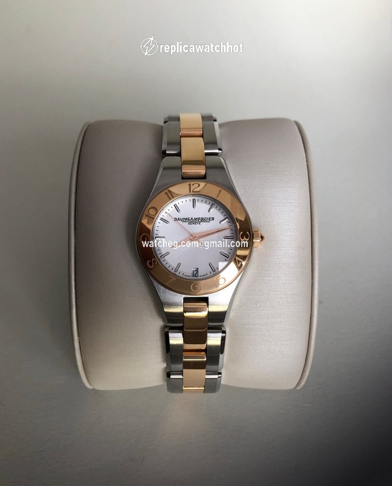 Baume & Mercier Linea Womens watch Quartz Gold Steel M0A10080 5