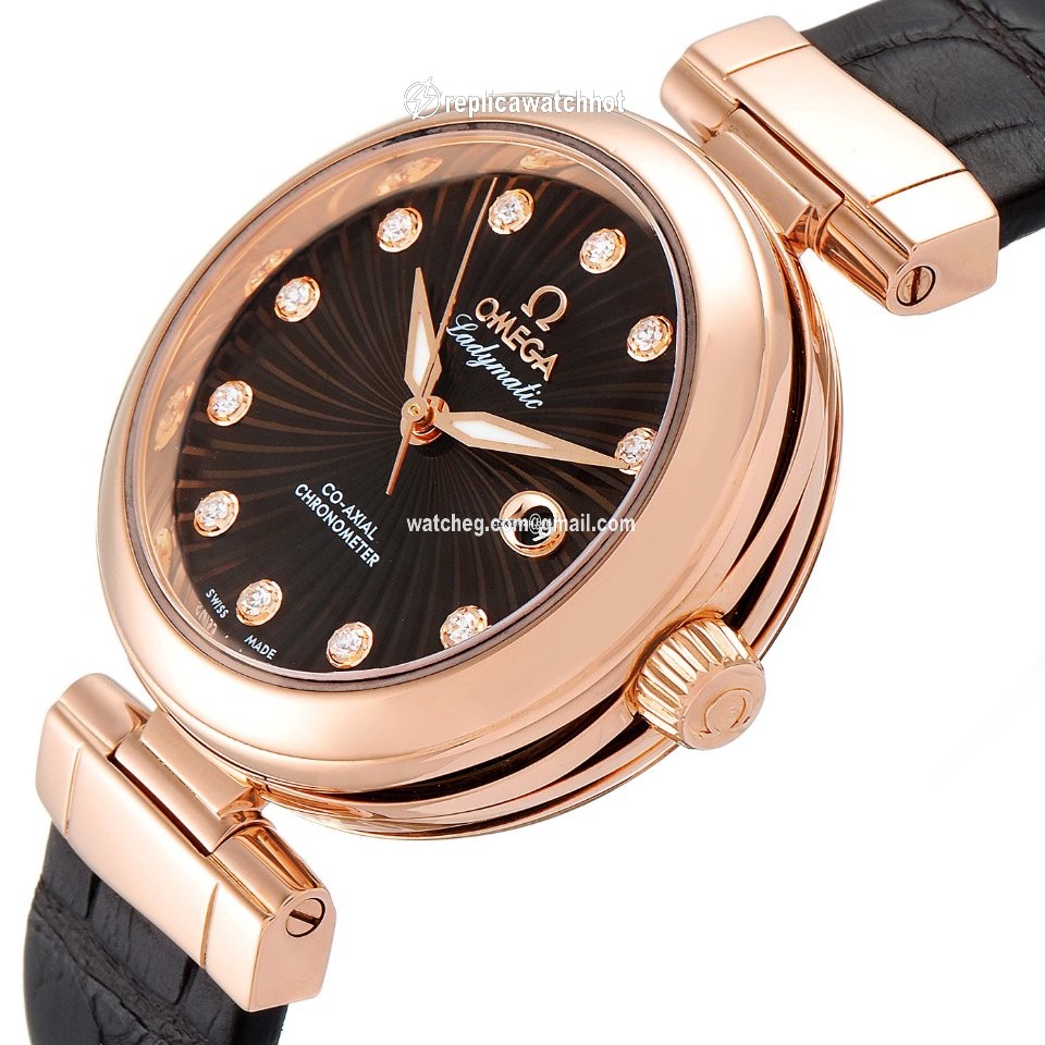 Omega De Ville Ladymatic Womens watch Automatic Rose gold 425.63.34.20.63.001 5