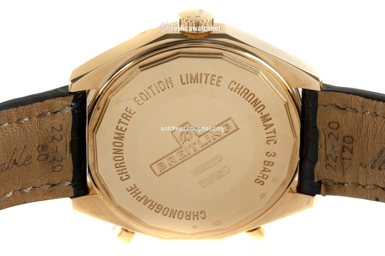 Breitling Chrono-Matic Mens watch Unisex Automatic Yellow gold H22360 5