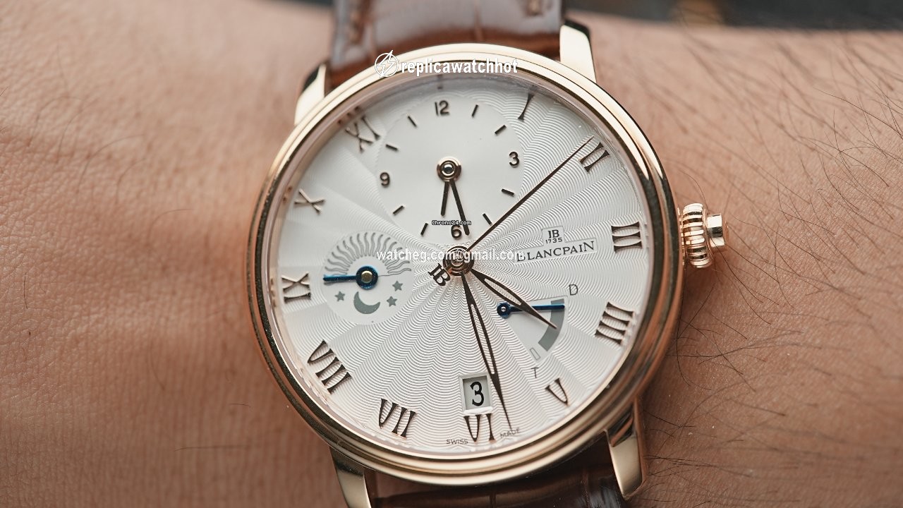 Blancpain Villeret Ultra-Slim Mens watch Unisex Automatic Rose gold 6665-3642-55B 5
