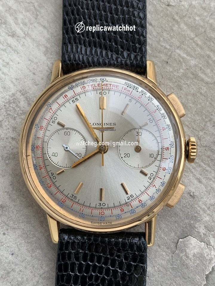 Longines Mens watch Unisex Manual winding Rose gold 7414 5