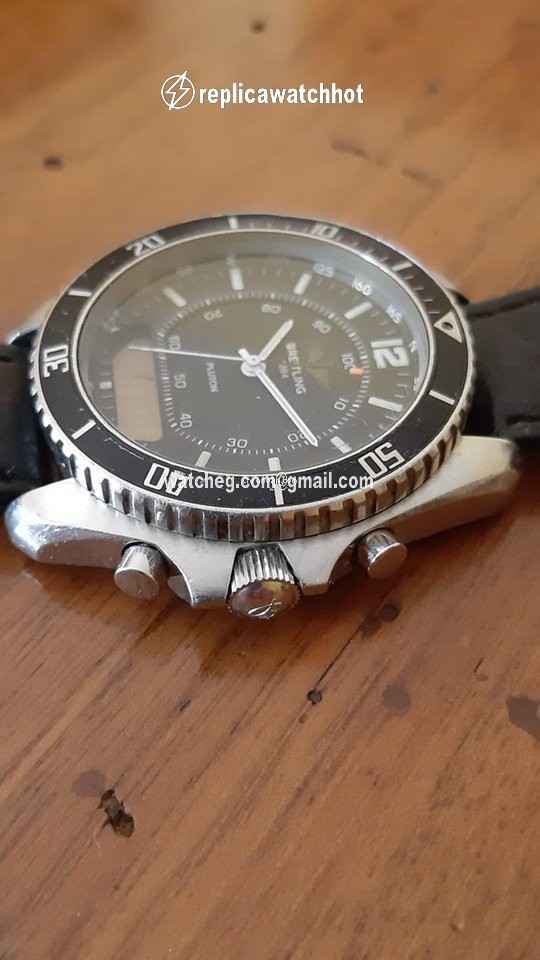 Breitling Pluton Mens watch Unisex Quartz Steel 80191 5