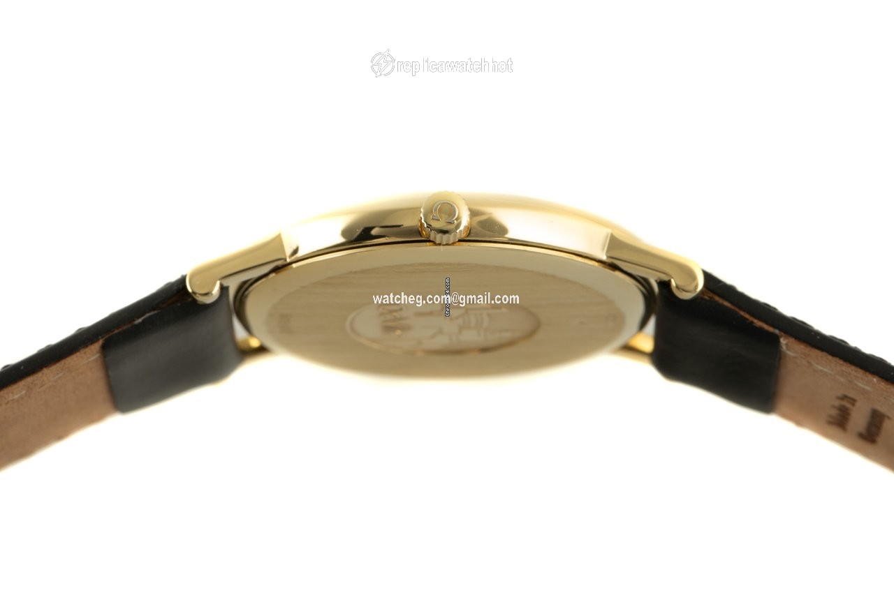 Omega De Ville Mens watch Unisex Quartz Yellow gold 196.2432 5