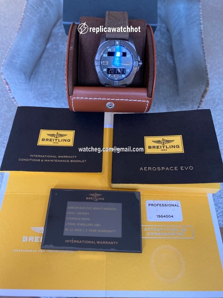 Breitling Aerospace EVO Mens watch Unisex Quartz Titanium V7936310 BD60 5