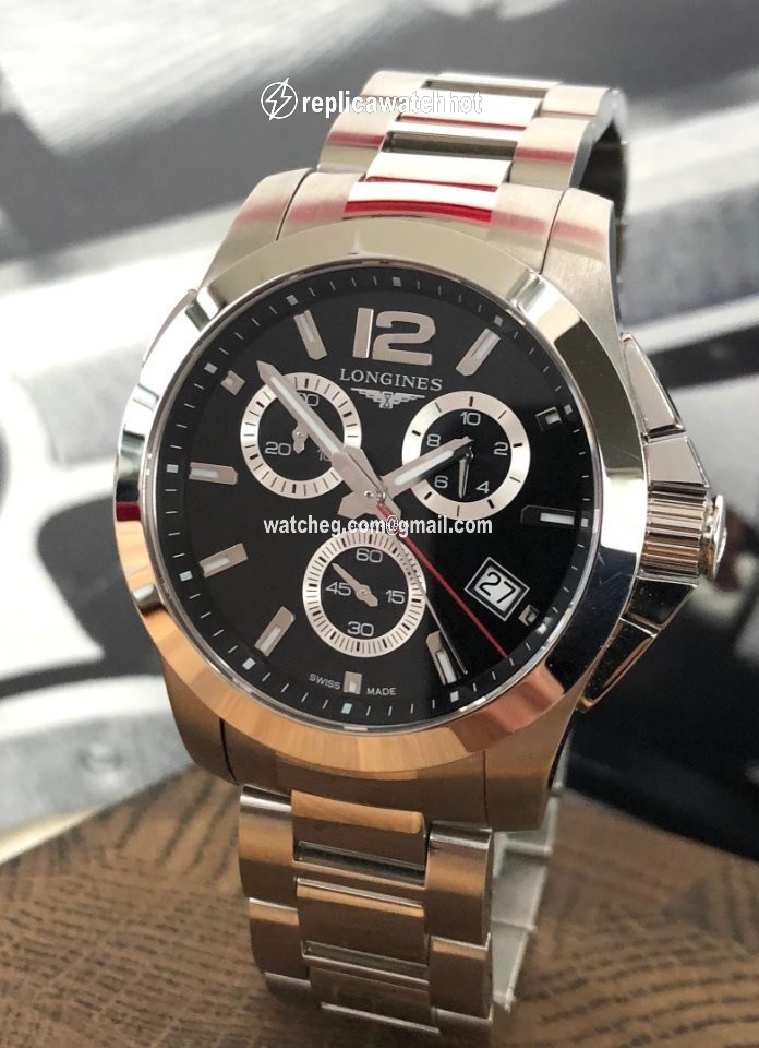 Longines Conquest Mens watch Unisex Quartz Steel L3.702.4.56.6 5