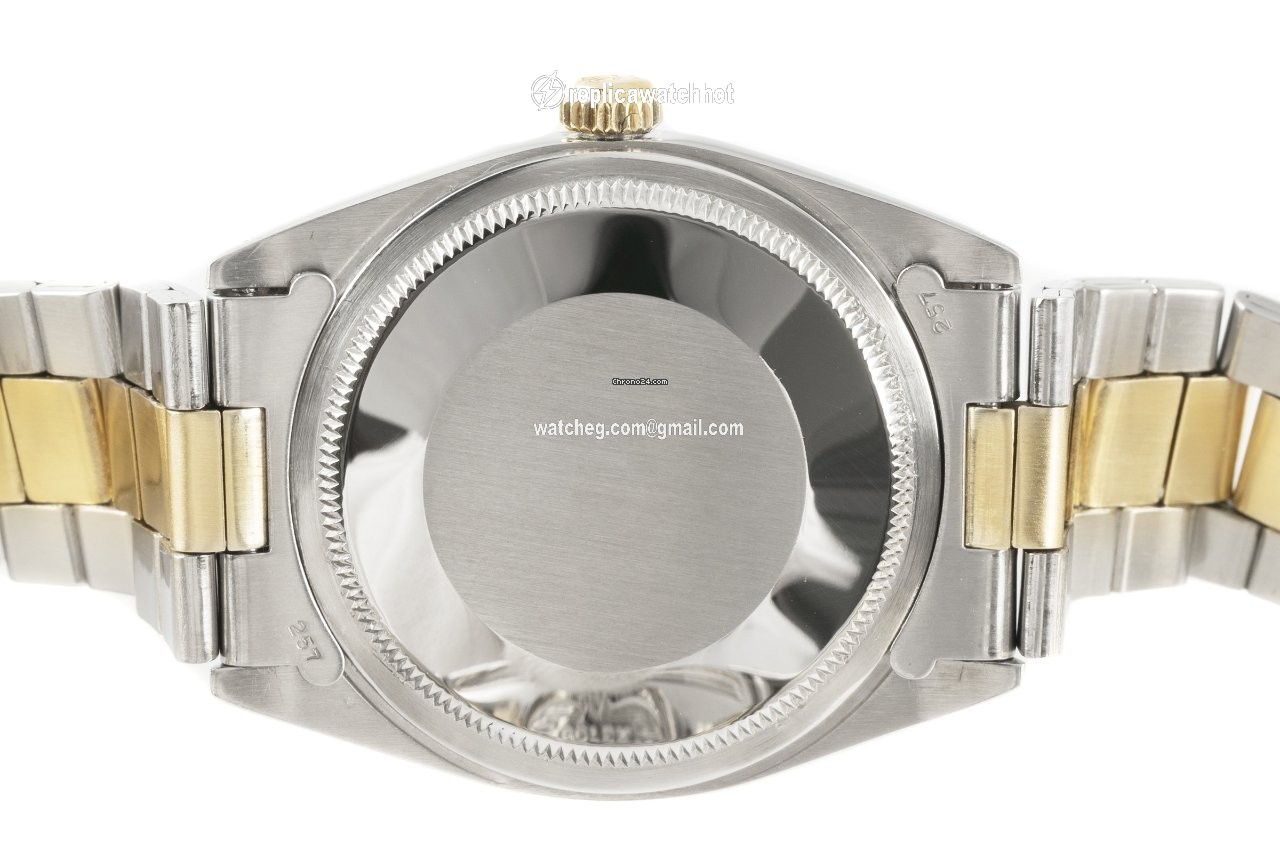 Rolex Oyster Perpetual 34 Mens watch Unisex Gold Steel Automatic 1008 5