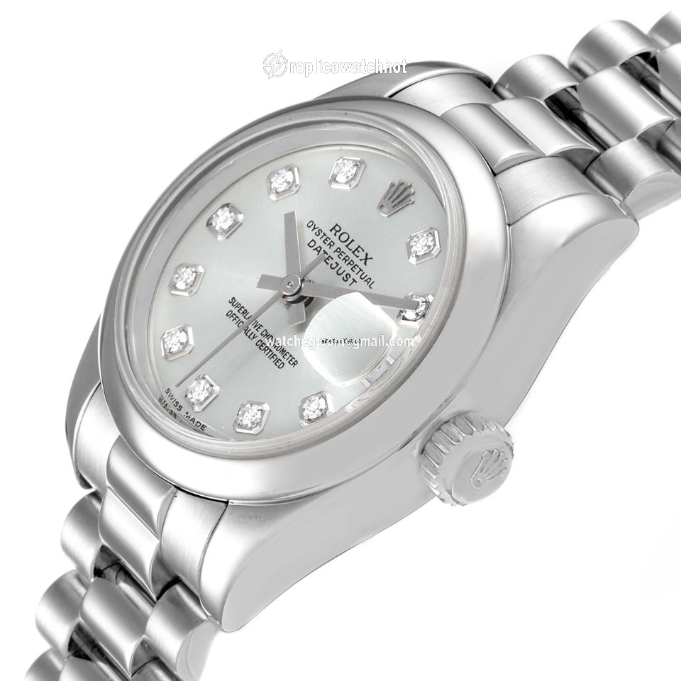Rolex Lady-Datejust Womens watch Platinum Automatic 179166 5