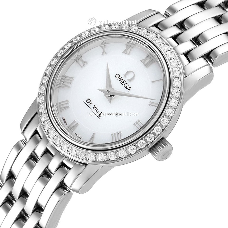 Omega De Ville Womens watch Quartz Steel 4575.71.00 5