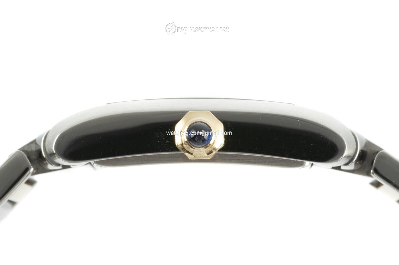 Cartier Tank Francaise Womens watch Quartz Gold Steel 2465 5
