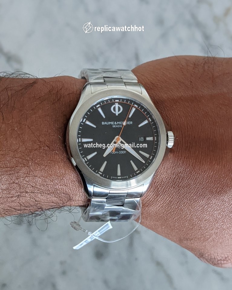 Baume & Mercier Clifton Mens watch Unisex Quartz Steel 10412 5