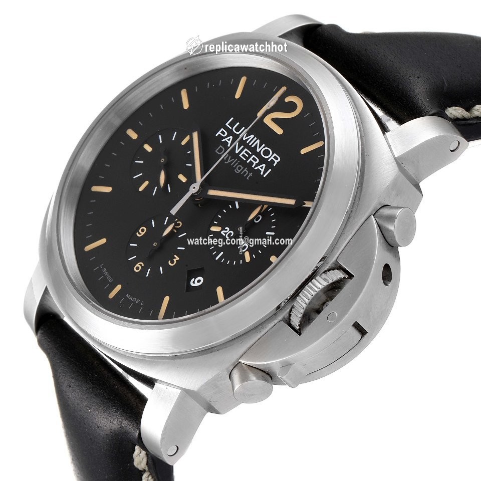 Panerai Luminor Chrono Mens watch Unisex Automatic Steel PAM00356 5