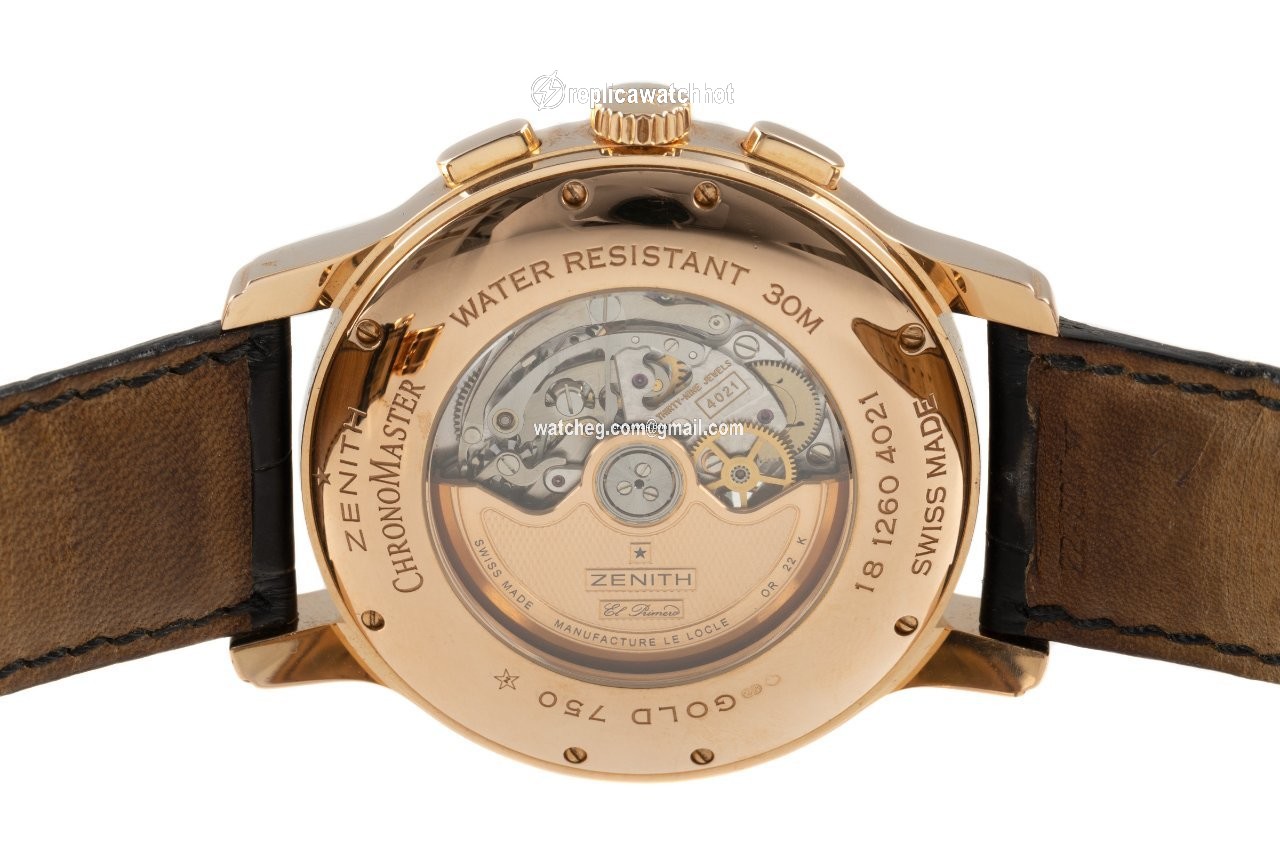Zenith El Primero Chronomaster Mens watch Unisex Automatic Red gold 18.1260.4021 5