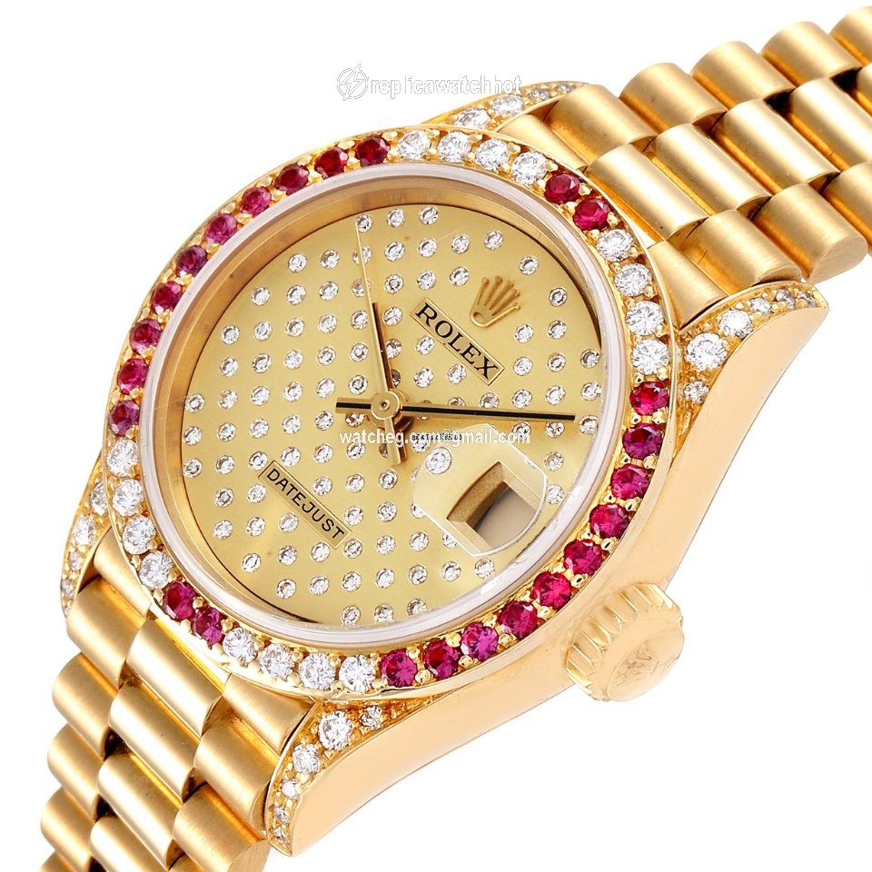 Rolex Lady-Datejust Womens watch Yellow gold Automatic 69038 5