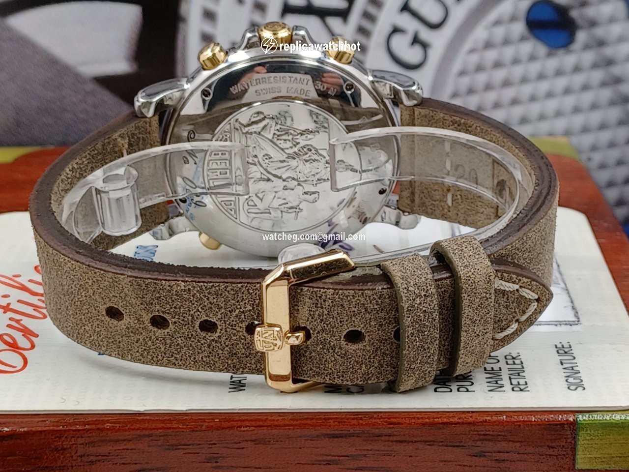 Ulysse Nardin Mens watch Unisex Automatic Gold Steel 575-22 5