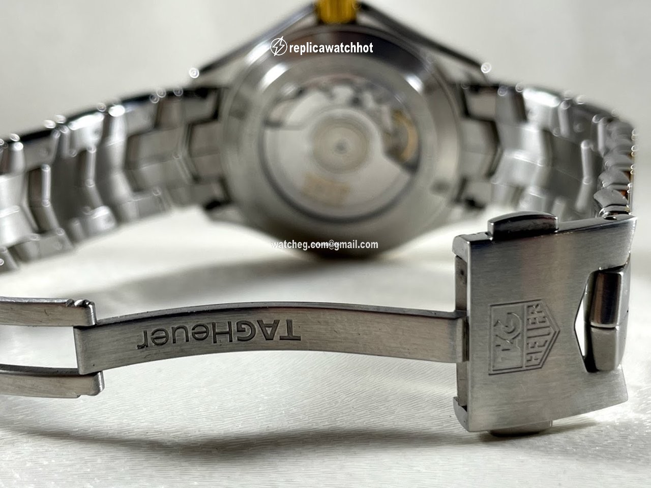 TAG Heuer Link Calibre 6 Gold Steel wat2150.bb0953 5