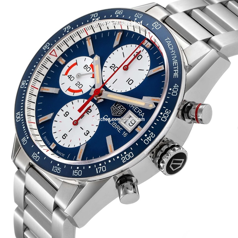 TAG Heuer Carrera Calibre 16 Mens watch Unisex Automatic Steel CV201AR.BA0715 5