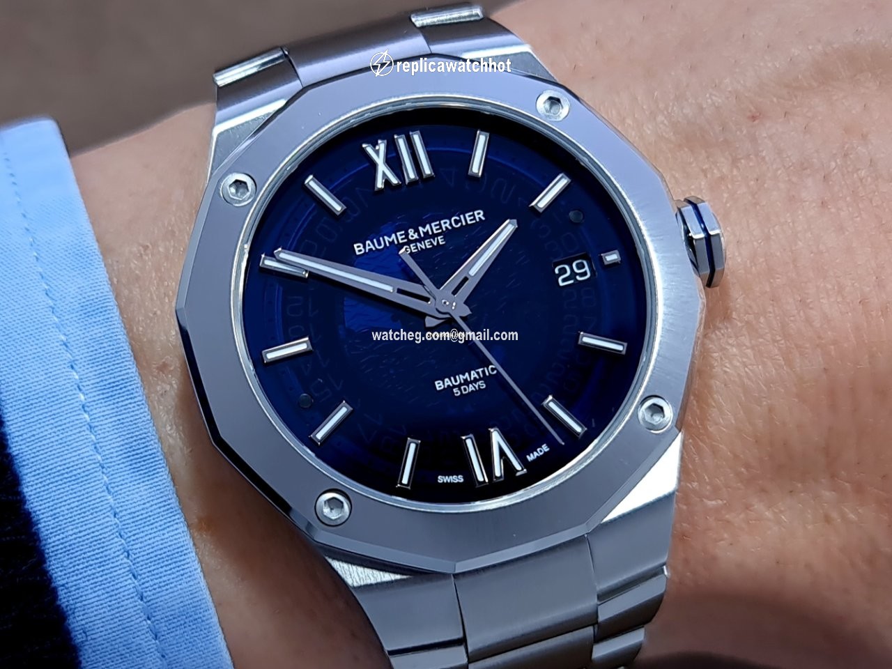 Baume & Mercier Riviera Mens watch Unisex Automatic Steel M0A10616 5