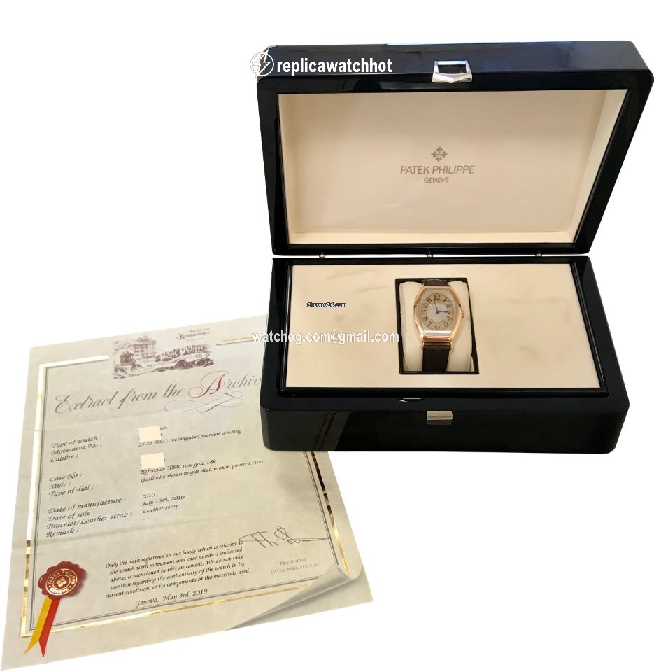 Patek Philippe Gondolo Mens watch Unisex Manual winding Rose gold 5098R 5