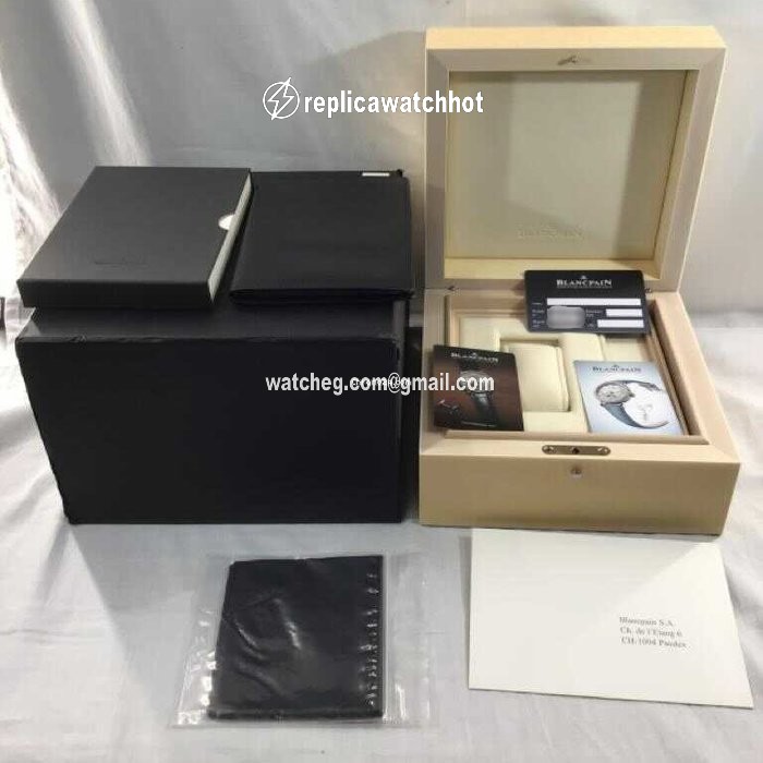 Blancpain Leman Womens watch Automatic White gold 2850-3554-55B 5