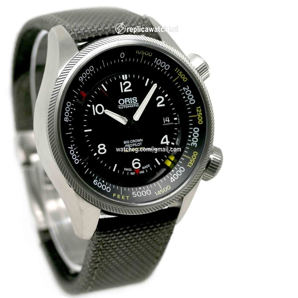 Oris Big Crown ProPilot Altimeter Mens watch Unisex Automatic Steel 01 733 7705 4134-Set 5 23 17FC 5