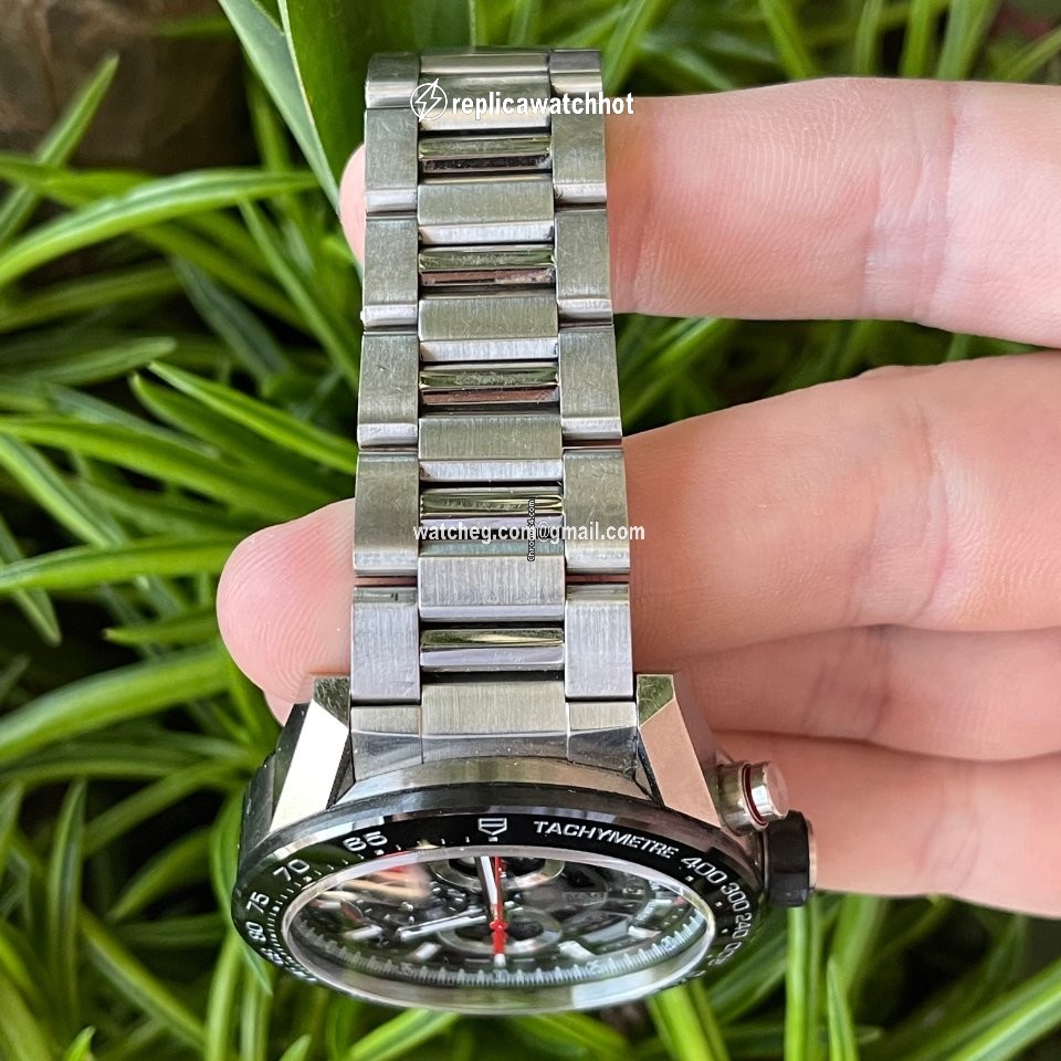 TAG Heuer Carrera Calibre HEUER 01 Mens watch Unisex Automatic Steel CAR2A1W-0 5