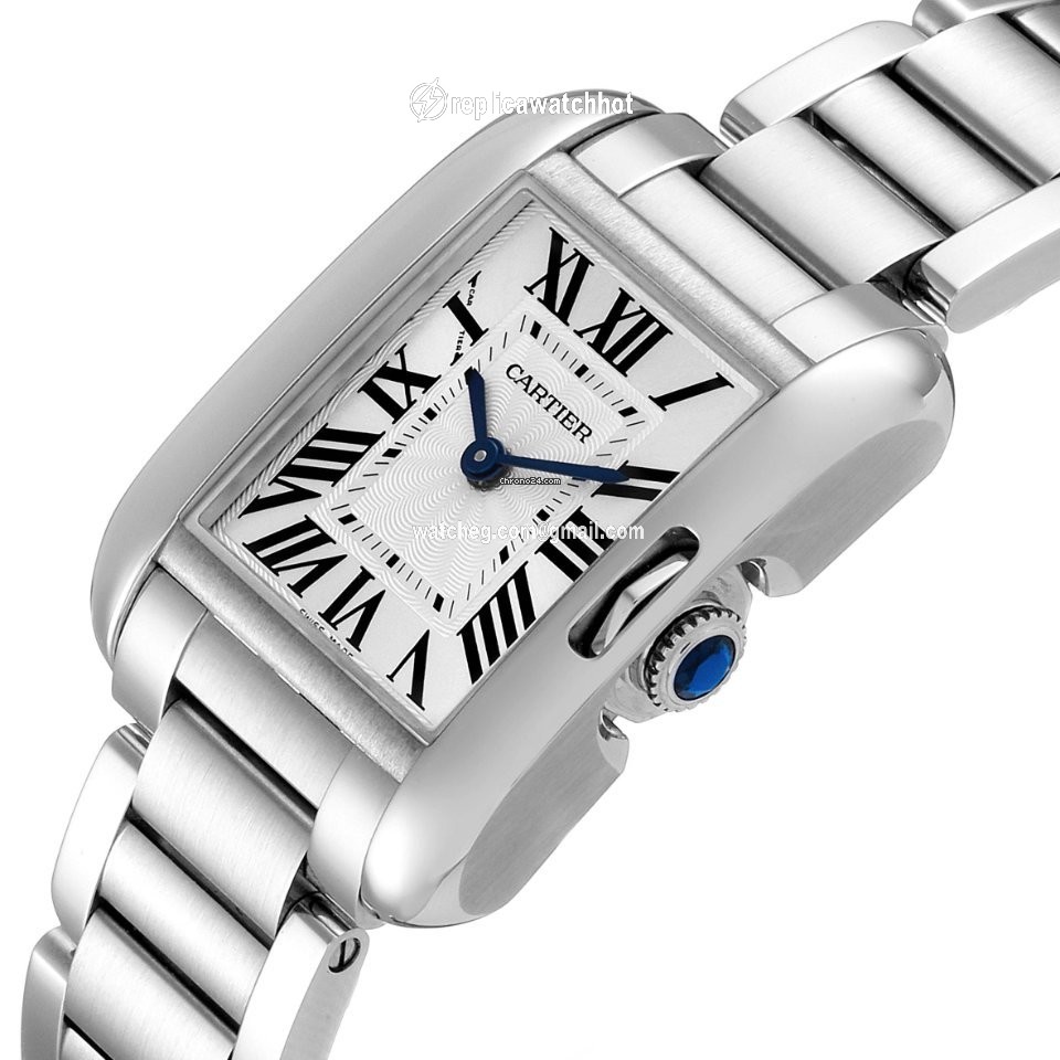 Cartier Tank Anglaise Womens watch Quartz Steel W5310022 5