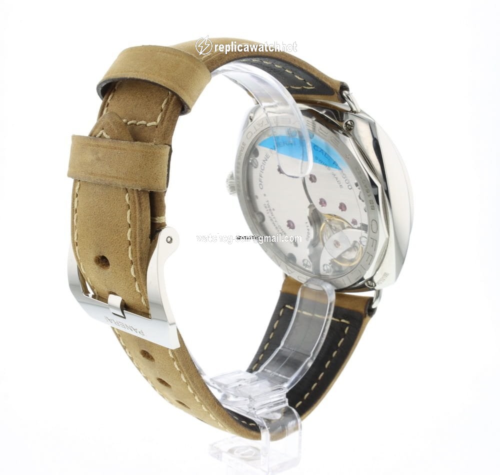 Panerai Radiomir 3 Days 47mm Mens watch Unisex Manual winding Steel PAM00425 PAM425 5