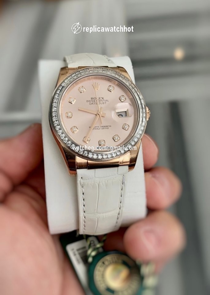 Rolex Datejust 36 Womens watch Rose gold Automatic 116185 5