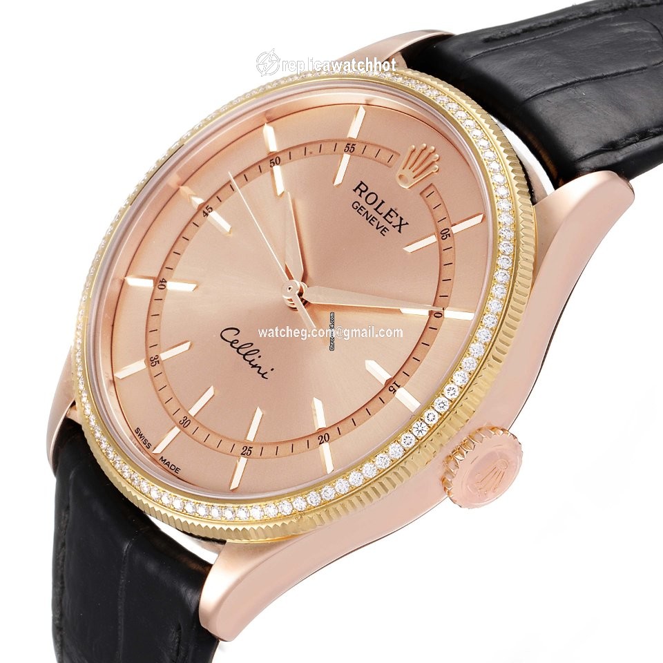 Rolex Cellini Time Mens watch Unisex Rose gold Automatic 50705 5