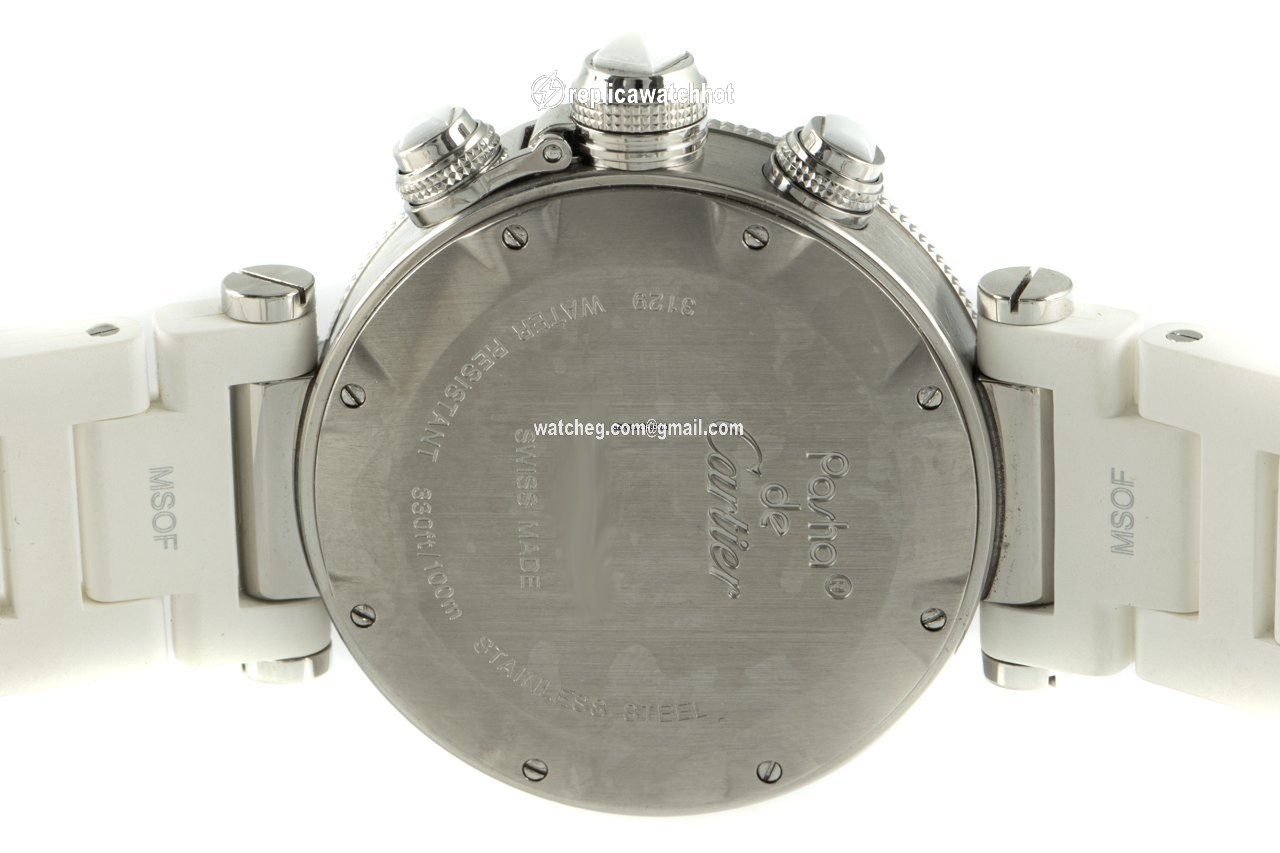 Cartier Pasha Seatimer Womens watch Quartz Steel 3129 5