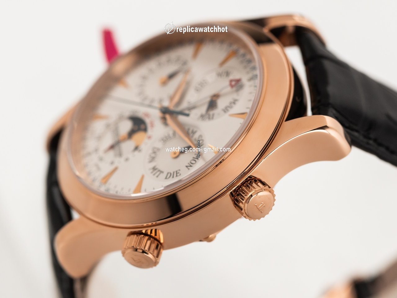 Jaeger-LeCoultre Master Memovox Mens watch Unisex Automatic Rose gold 146.2.95 5