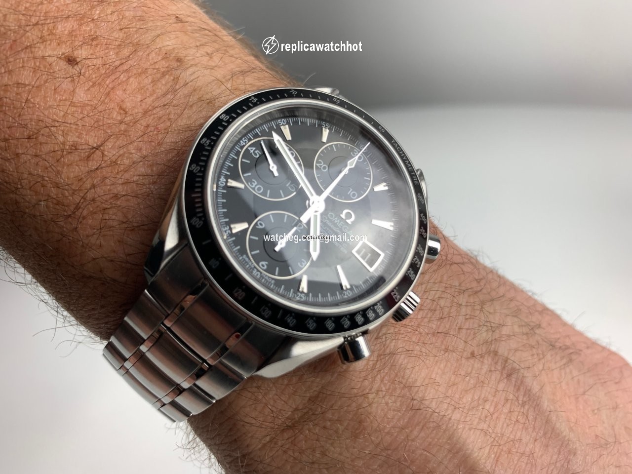 Omega Speedmaster Date Mens watch Unisex Automatic Steel 32105000 5