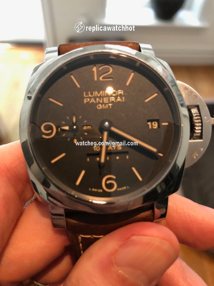 Panerai Luminor 1950 10 Days GMT Mens watch Unisex Automatic Steel PAM 00533 5