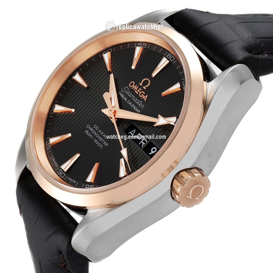 Omega Seamaster Aqua Terra Mens watch Unisex Automatic Gold Steel 231.23.39.22.06.001 5