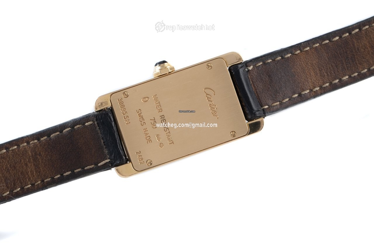 Cartier Tank Americaine Womens watch Quartz Yellow gold 2482 5