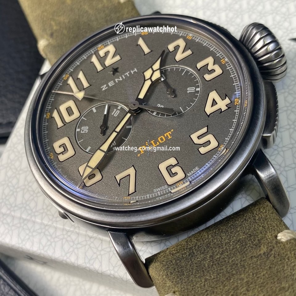 Zenith Pilot Mens watch Unisex Automatic Steel 11.2430.4069 21.C773 5