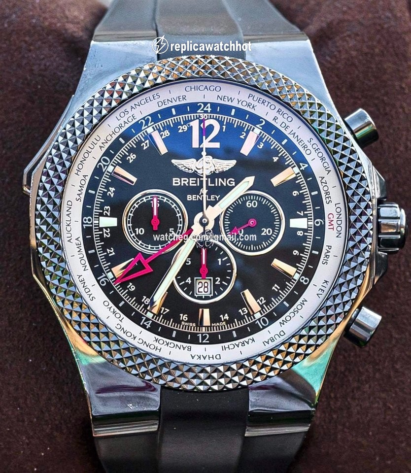 Breitling Bentley GMT Mens watch Unisex Automatic Steel M4736212 B919 5