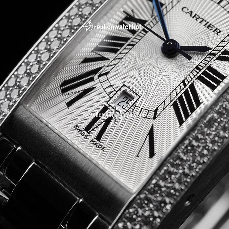 Cartier Tank Americaine Womens watch Automatic White gold WB7026L1 5
