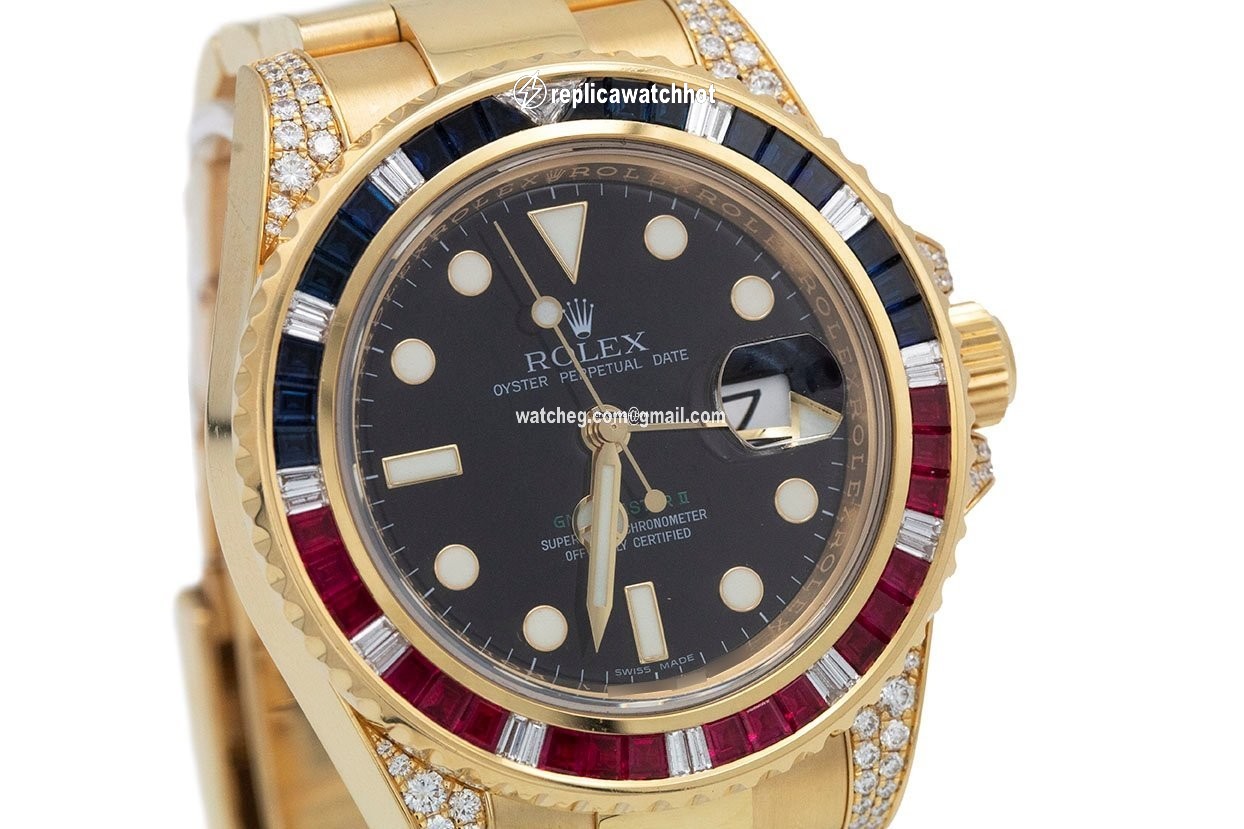 Rolex GMT-Master II Mens watch Unisex Yellow gold Automatic 116758SARU 5