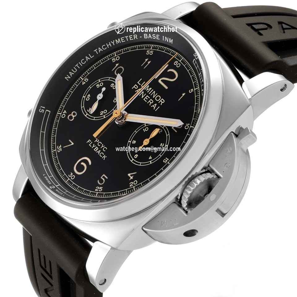 Panerai Luminor 1950 3 Days Chrono Flyback Mens watch Unisex Automatic Steel PAM00653 5