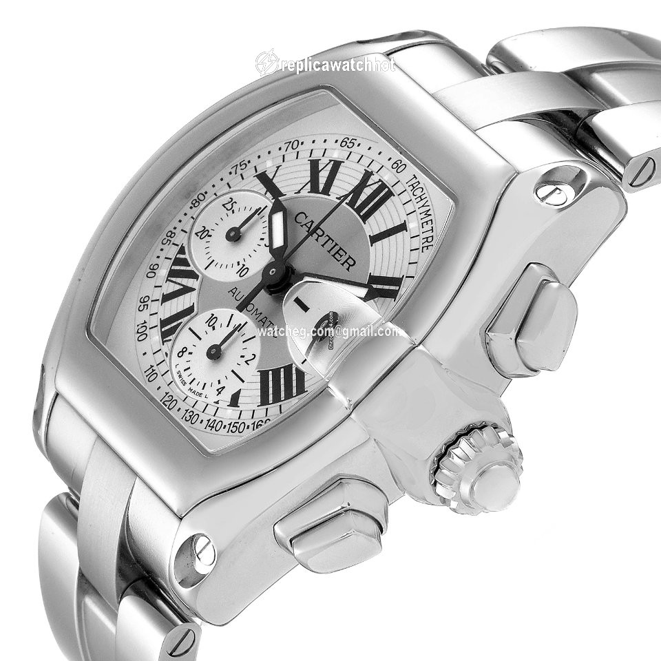 Cartier Roadster Mens watch Unisex Automatic Steel W62006X6 5