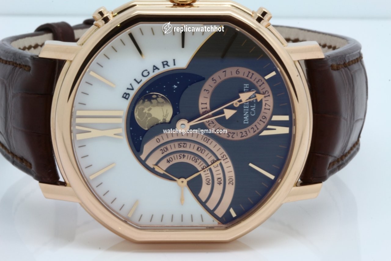 Bulgari Daniel Roth Mens watch Unisex Manual winding Rose gold BRRP46C14GLDMP 5