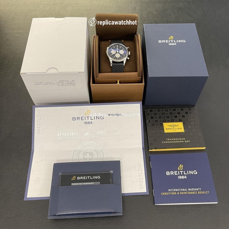 Breitling Transocean Chronograph Automatic Steel AB0152121B1S1 5