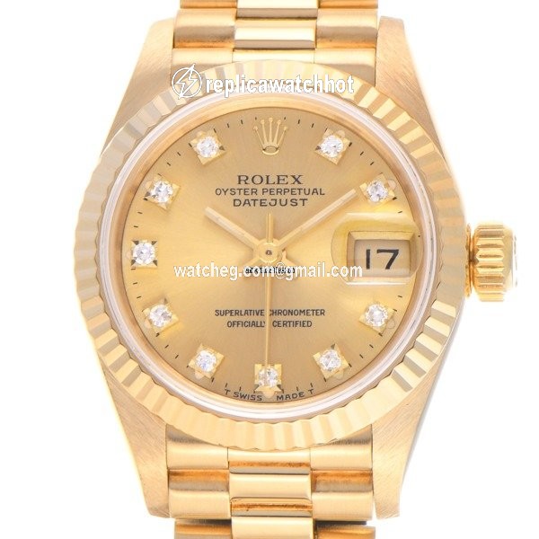 Rolex Lady-Datejust Womens watch Yellow gold Automatic 69178G 5